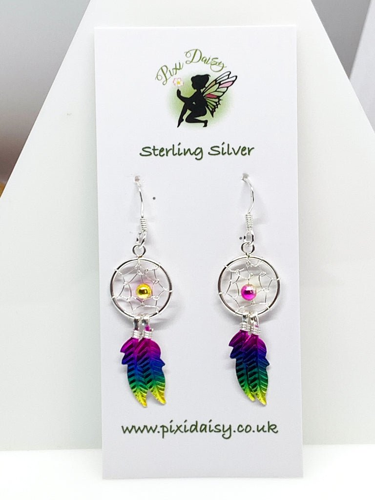 Laverne Rainbow Pride Crystal Chandeliers Earrings